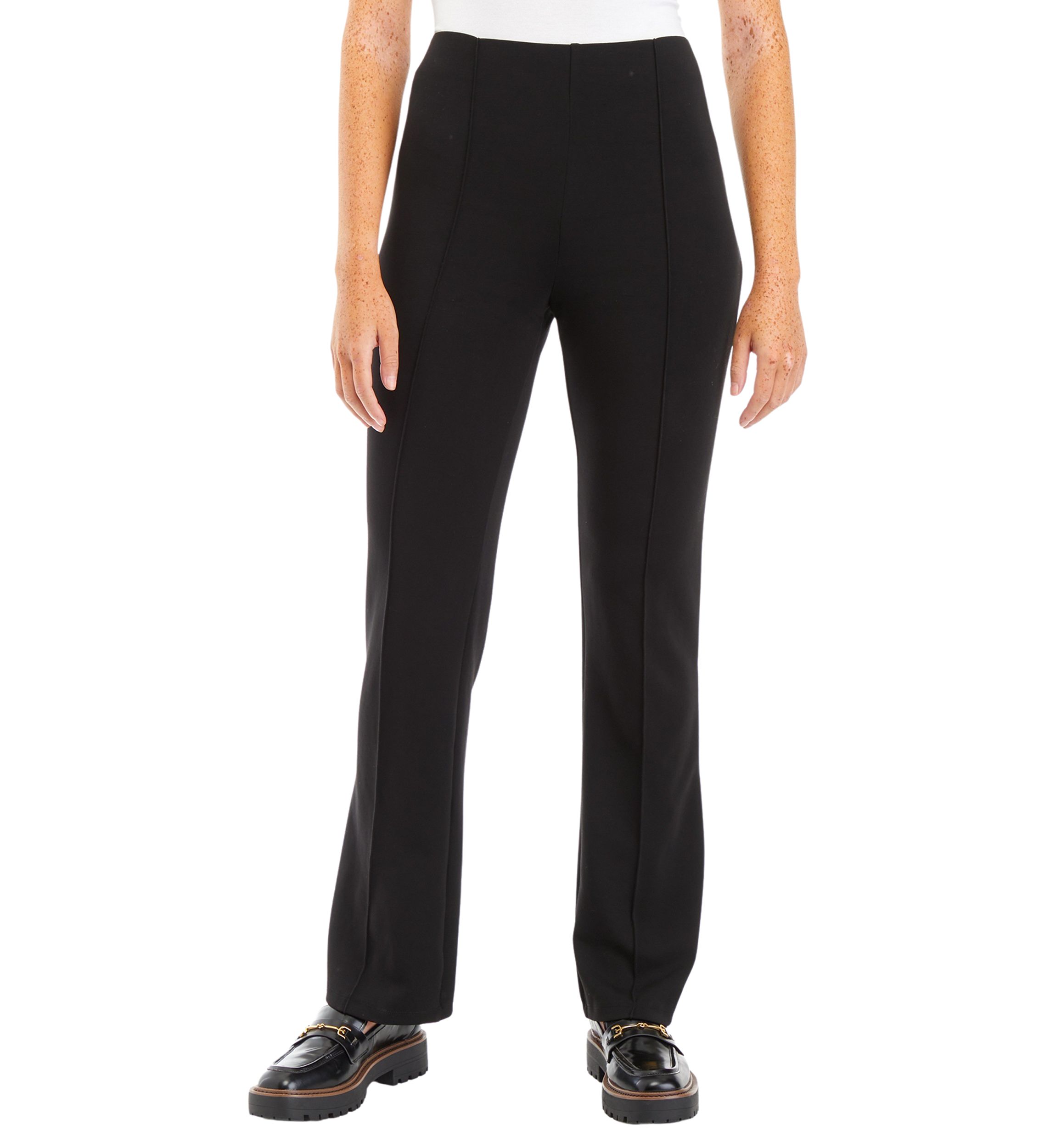 Juniors Pull On Knit Seam Pants