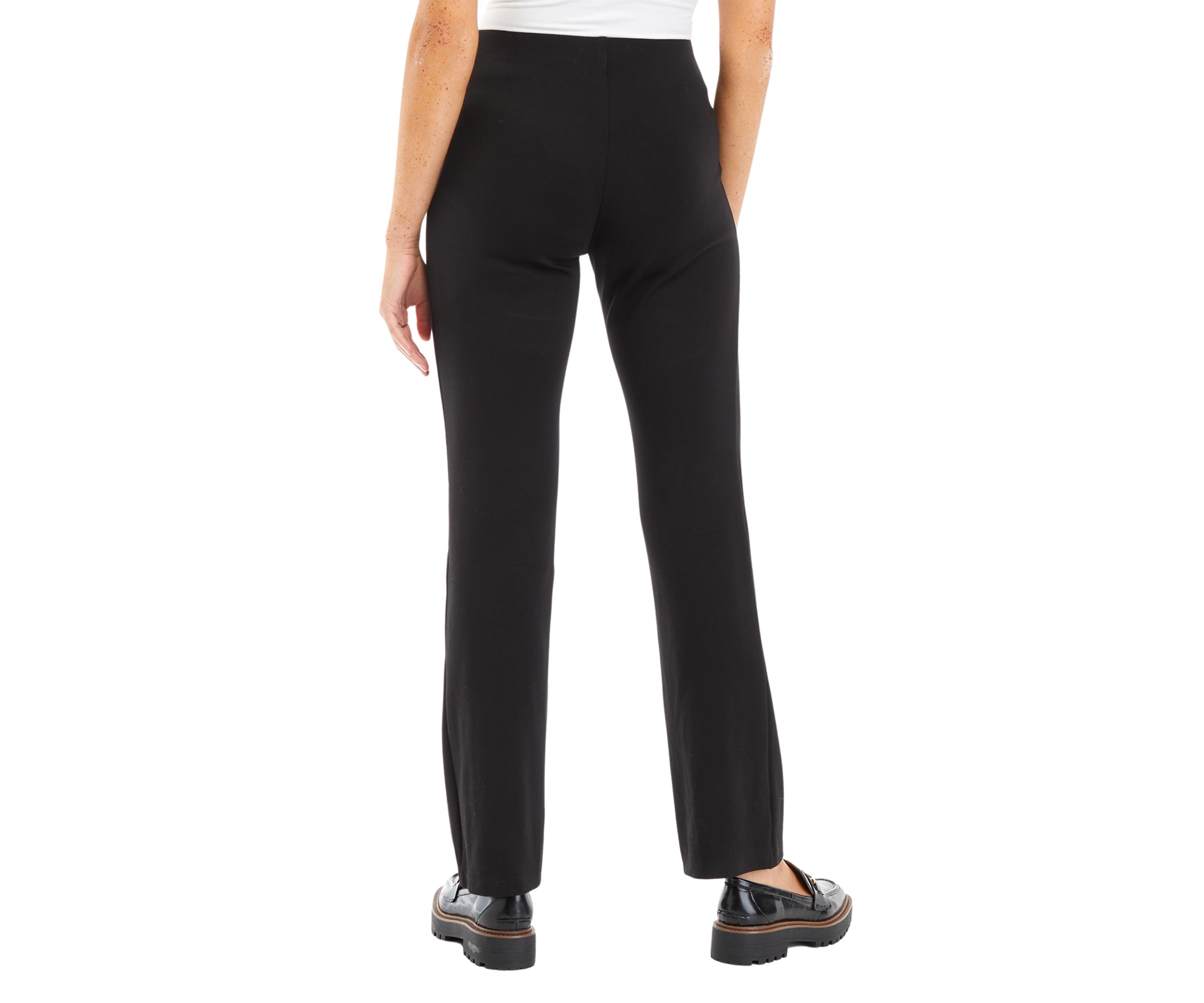 Juniors Pull On Knit Seam Pants