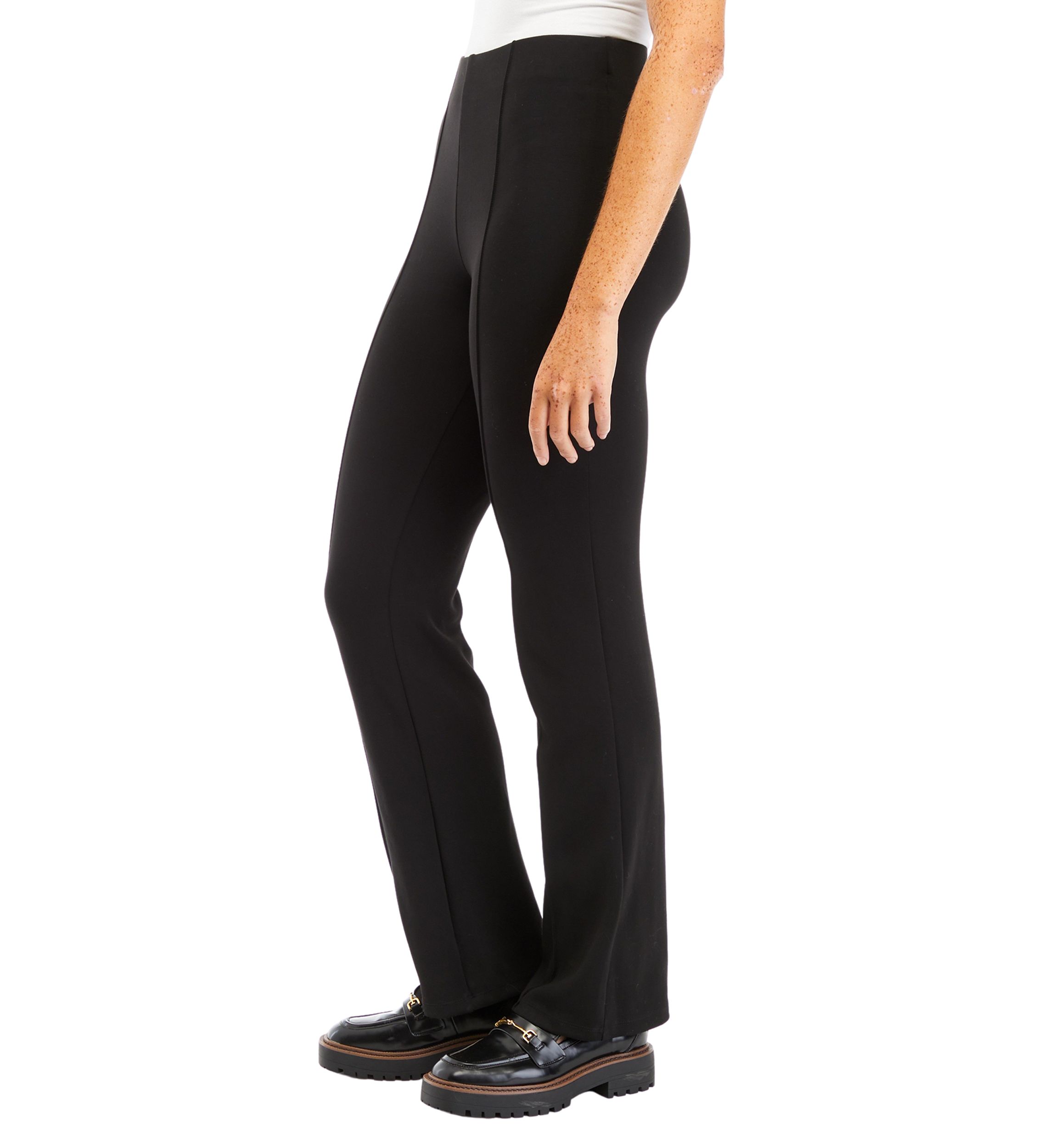 Juniors Pull On Knit Seam Pants