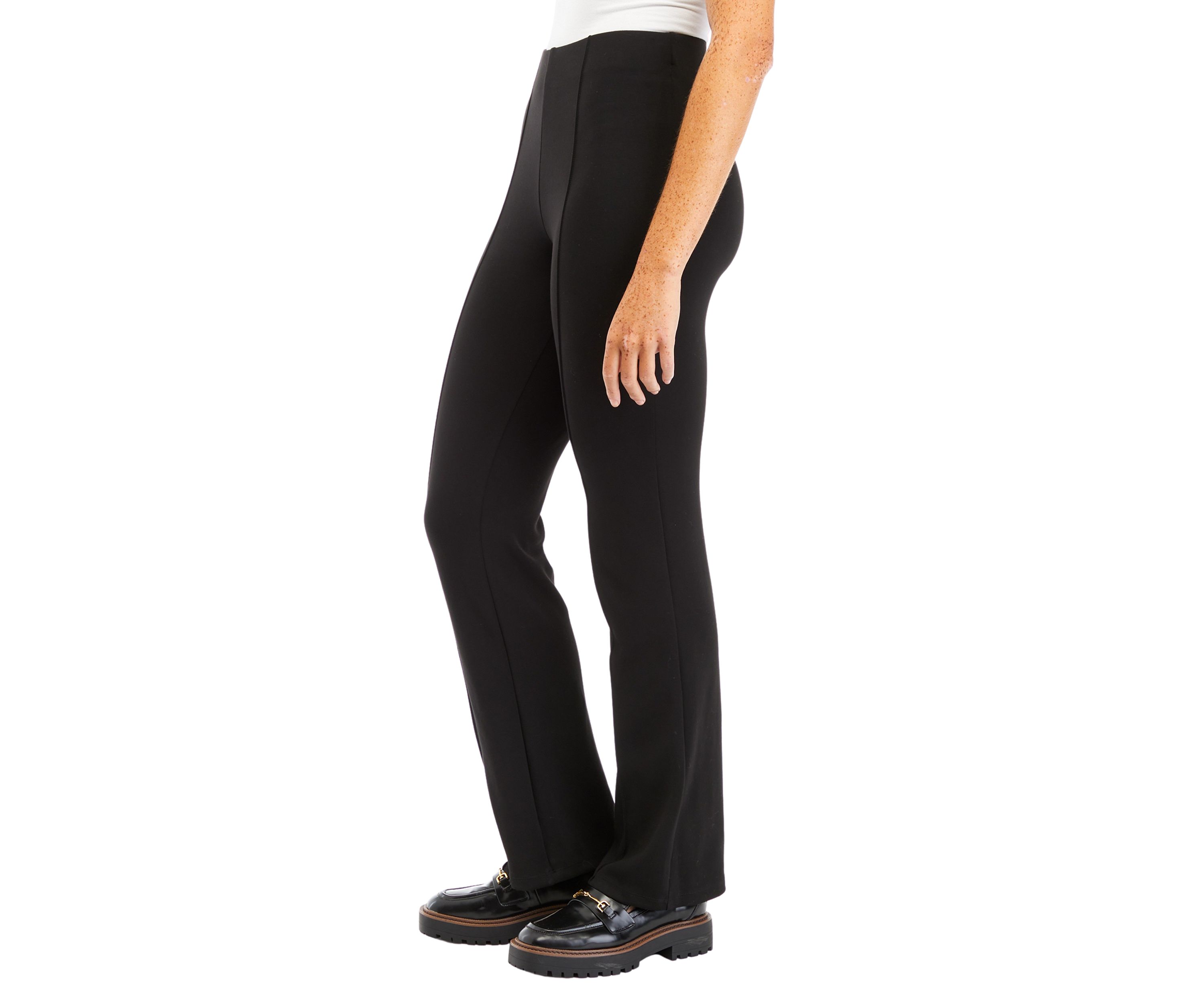Juniors Pull On Knit Seam Pants