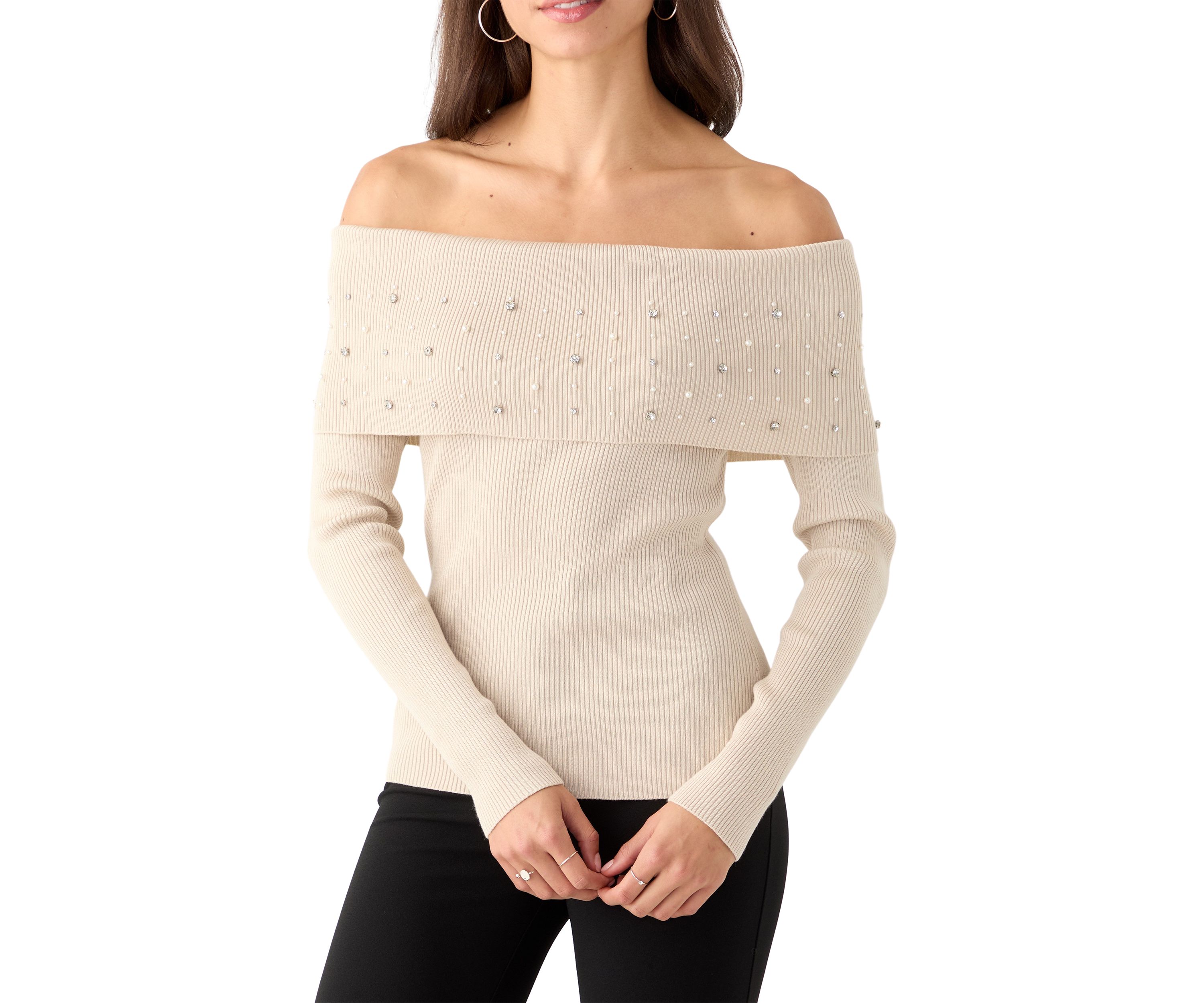 Womens Marilyn Pearl Sweater
