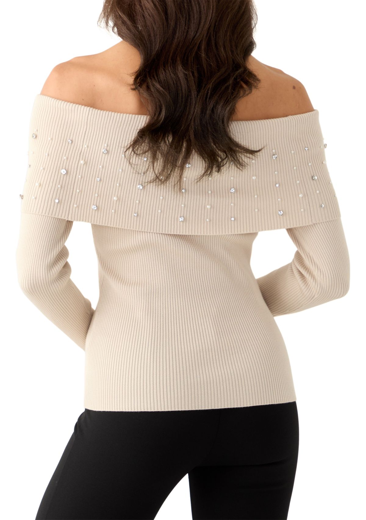 Womens Marilyn Pearl Sweater