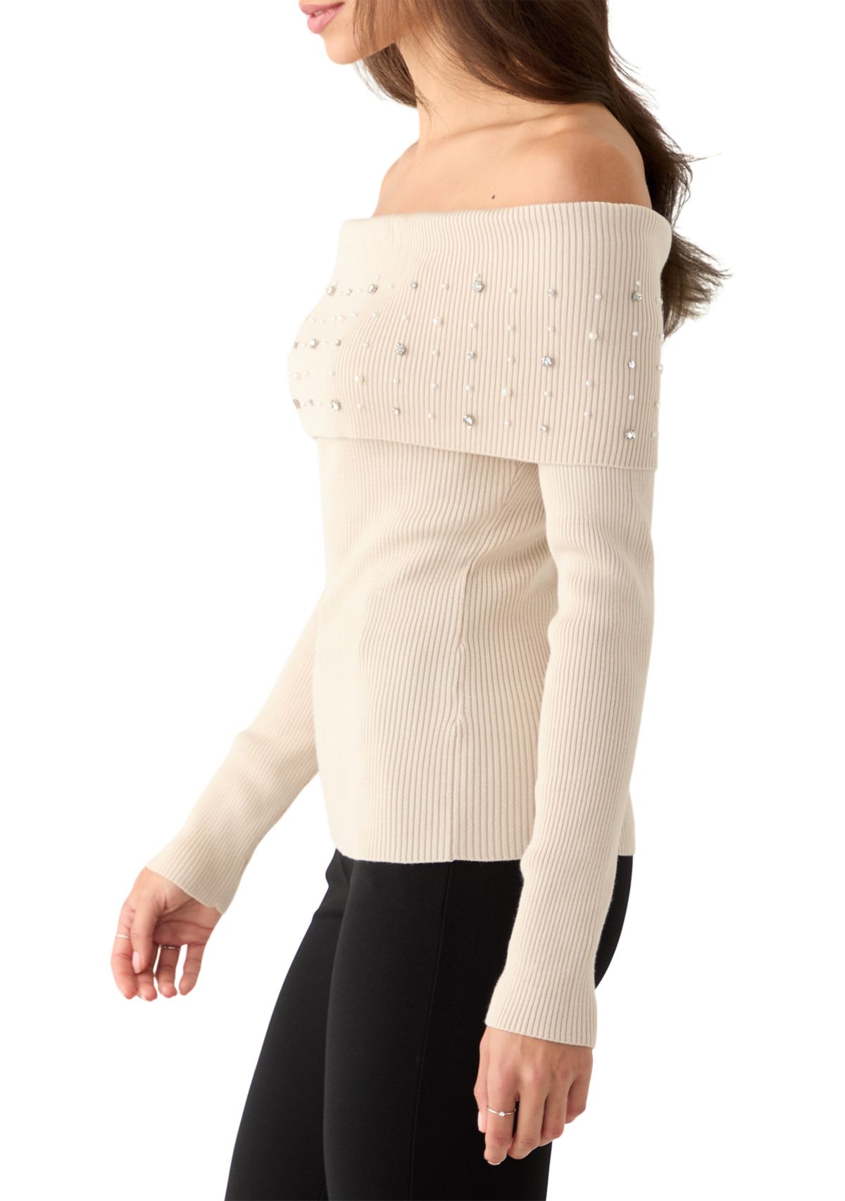 Womens Marilyn Pearl Sweater