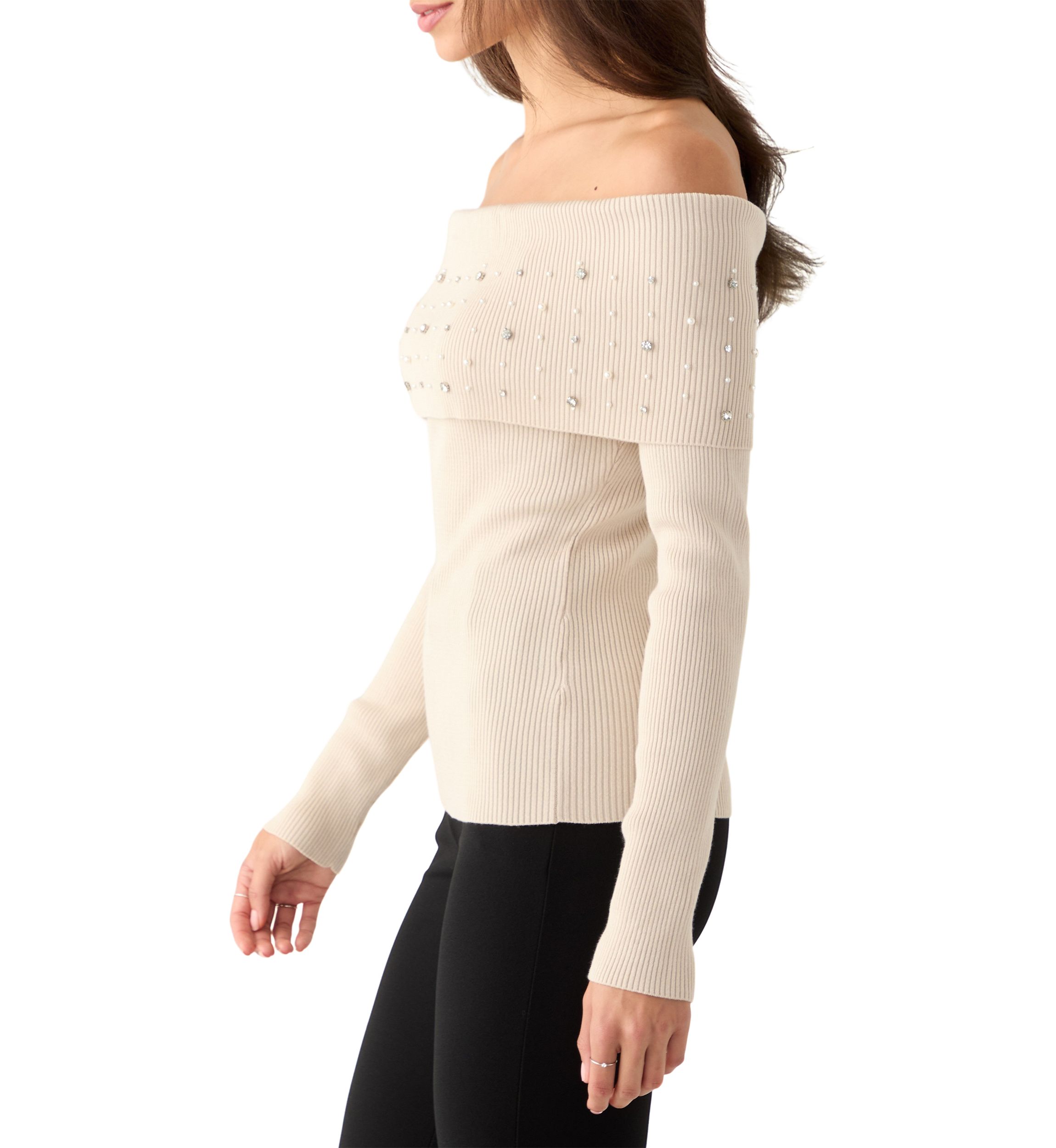 Womens Marilyn Pearl Sweater
