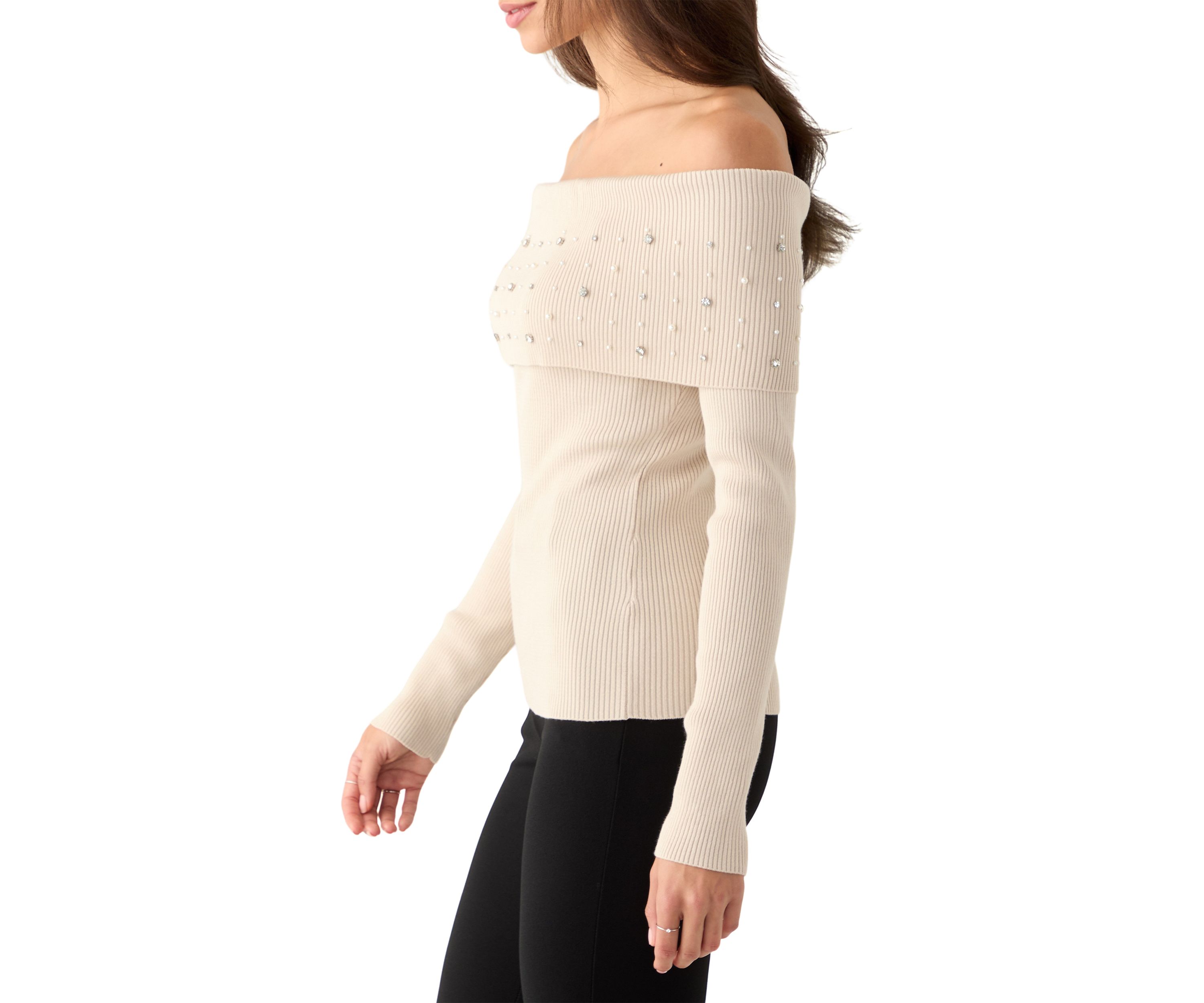 Womens Marilyn Pearl Sweater