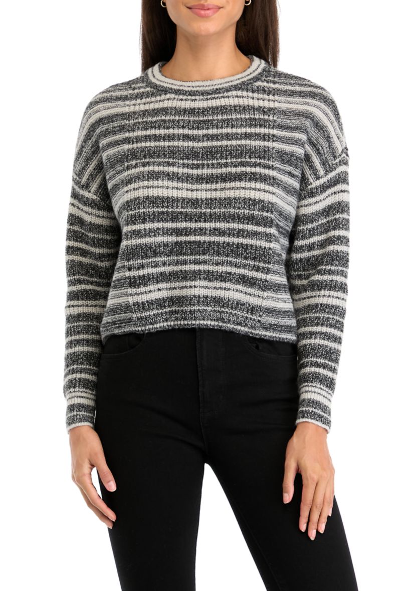 Womens Raglan Sleeve Printed Sweater 