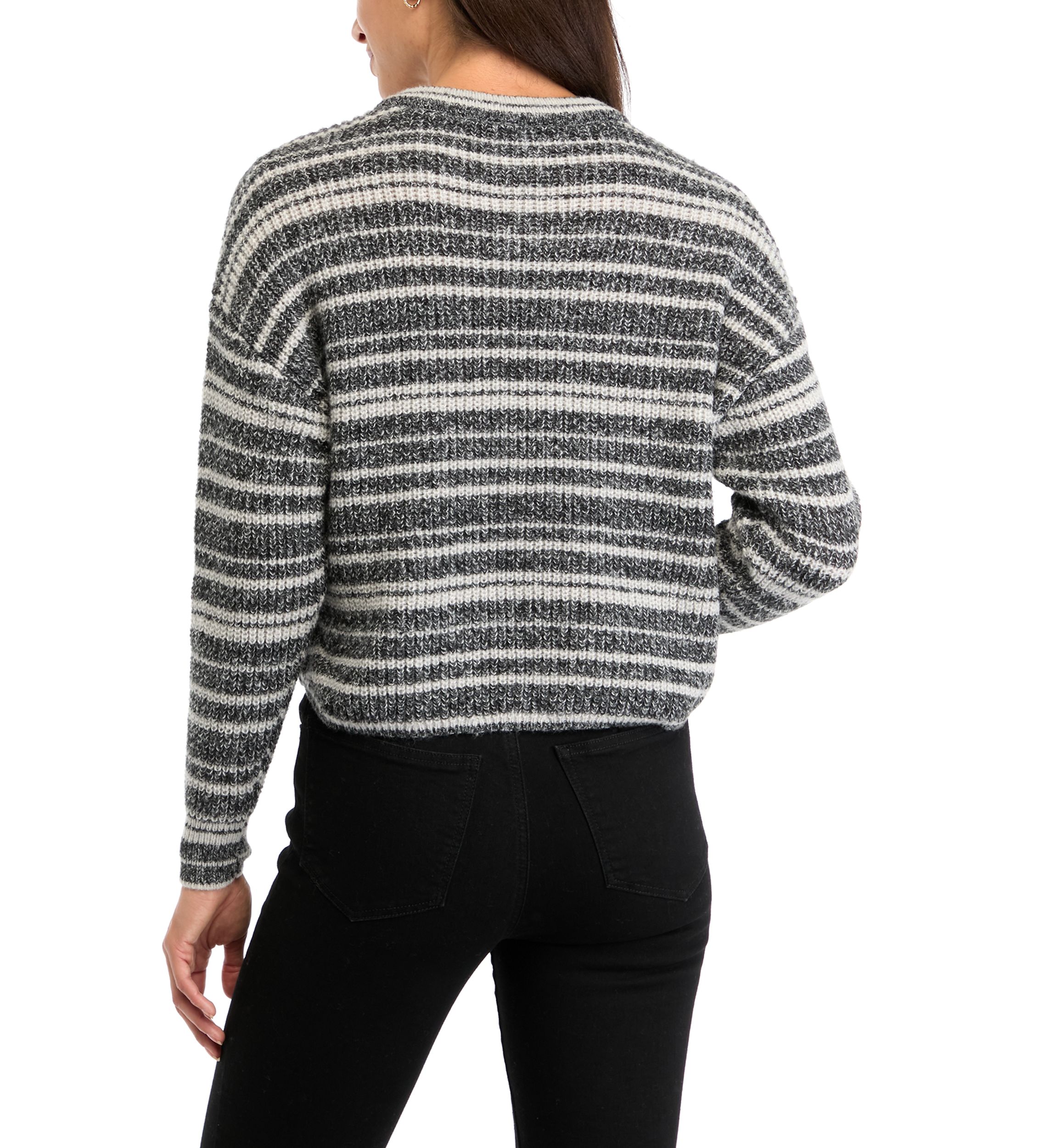 Womens Raglan Sleeve Printed Sweater 
