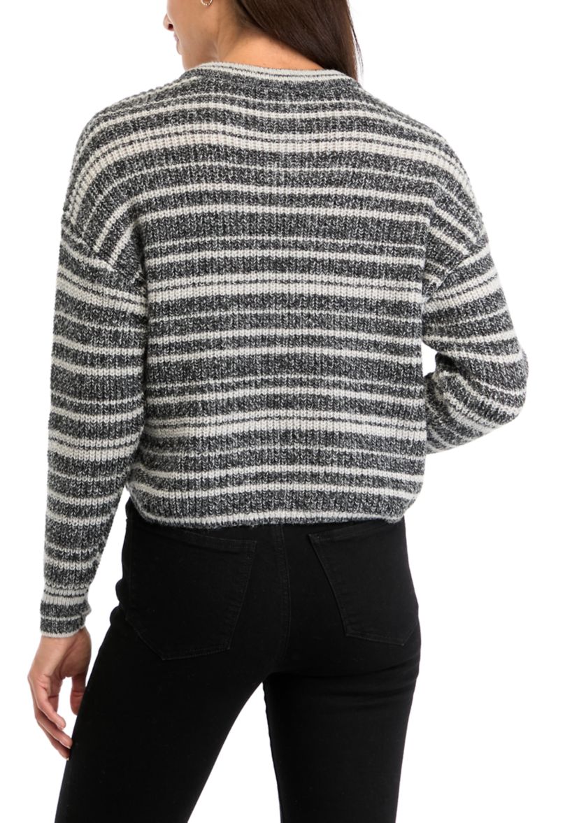 Womens Raglan Sleeve Printed Sweater 