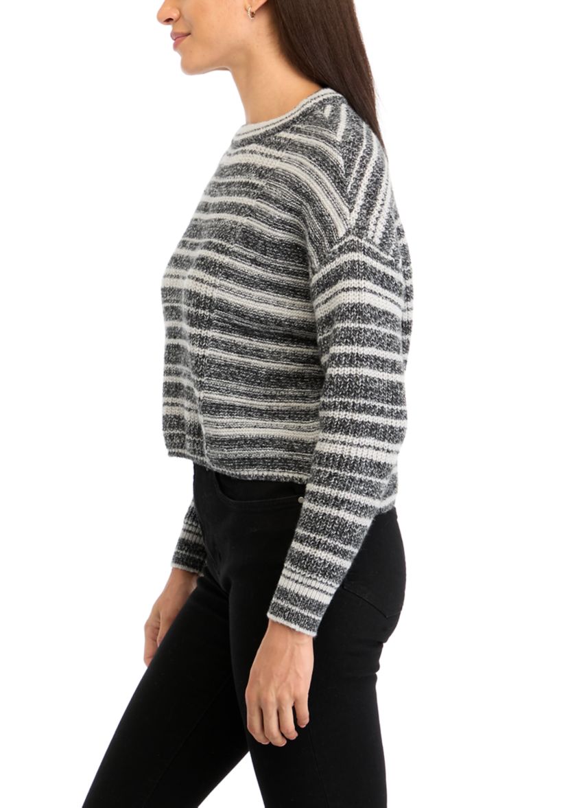 Womens Raglan Sleeve Printed Sweater 