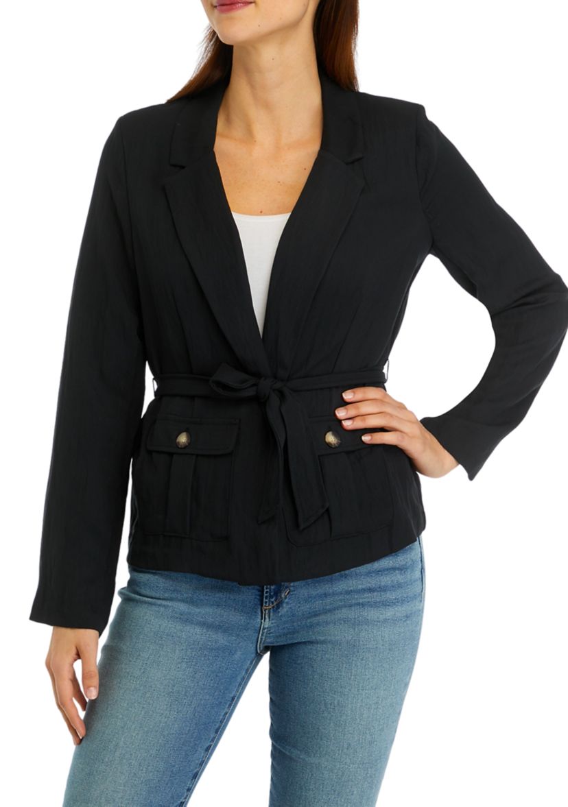 Womens Tie Waist Blazer