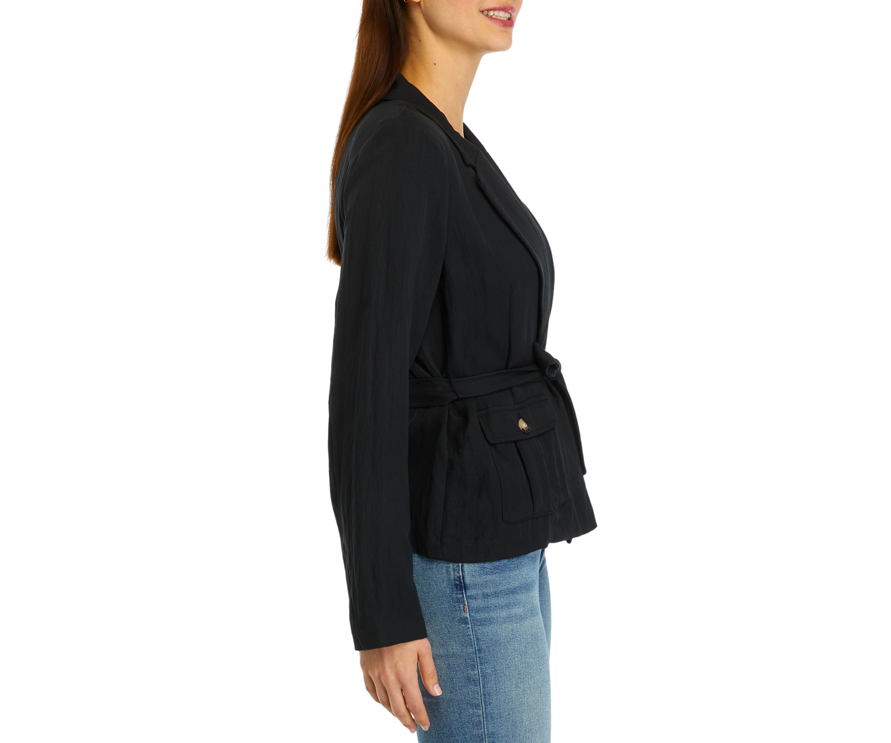 Womens Tie Waist Blazer