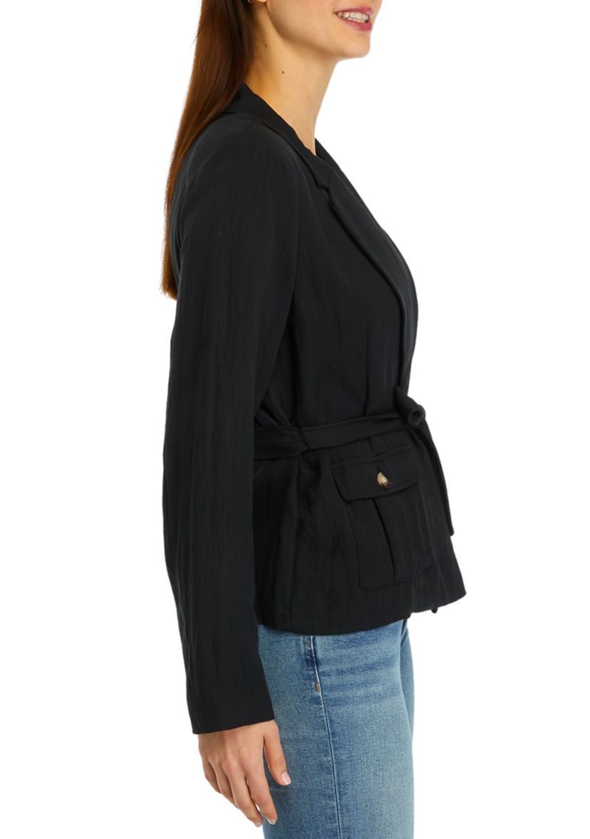 Womens Tie Waist Blazer
