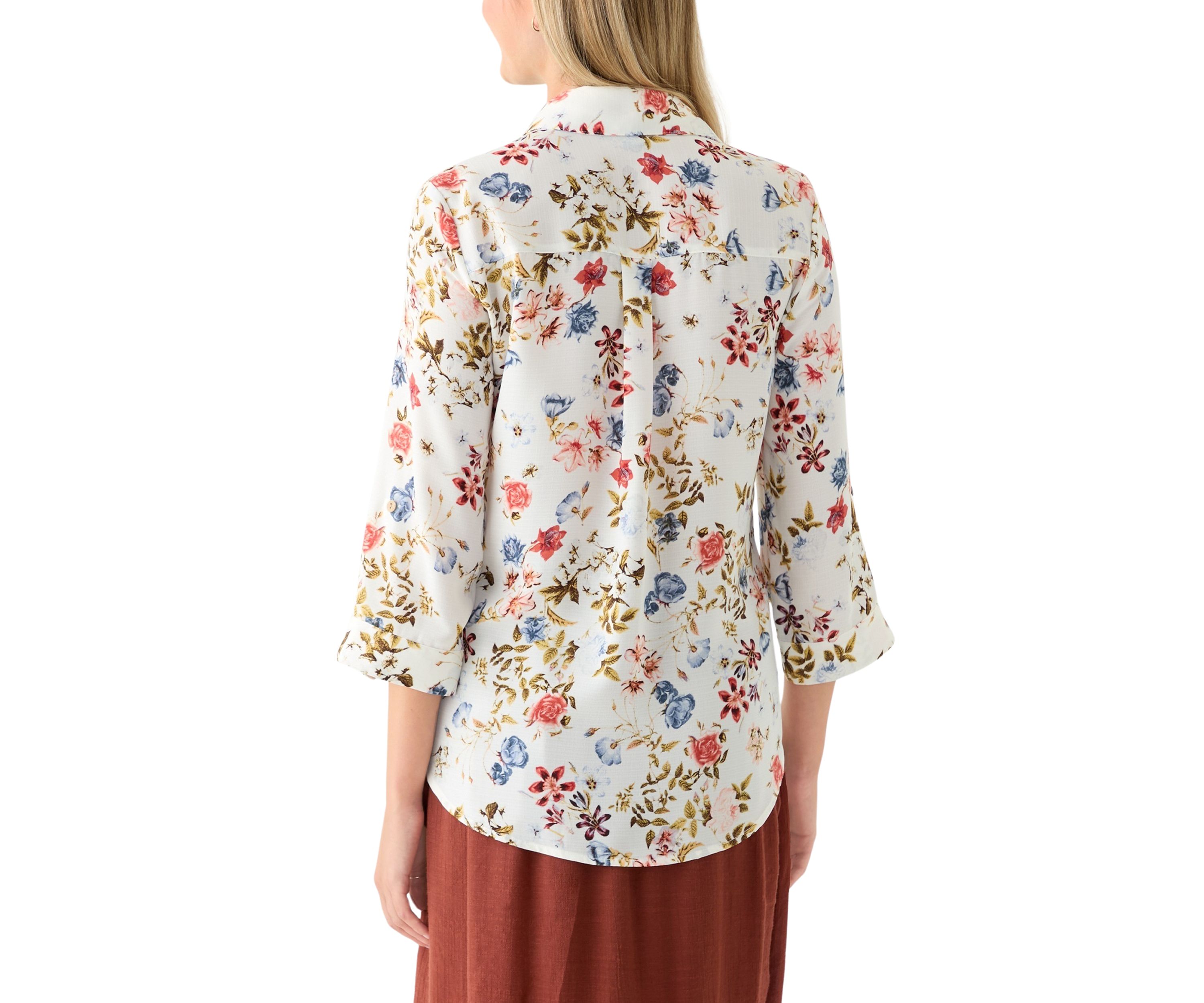 Juniors Portofino Printed Blouse