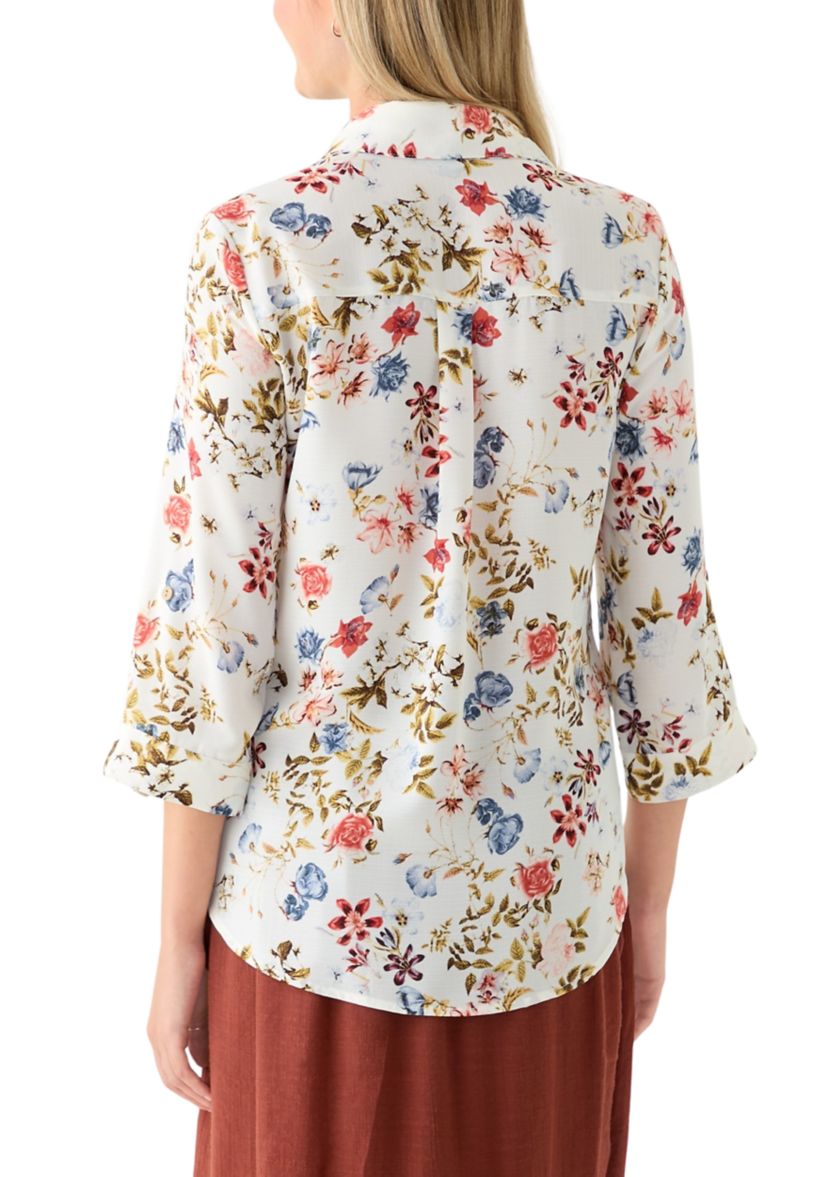 Juniors Portofino Printed Blouse