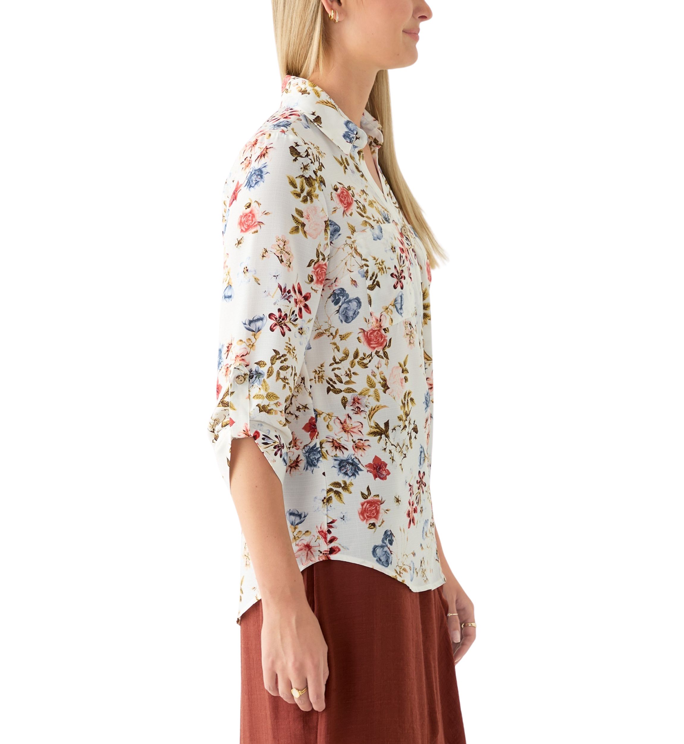 Womens Portofino Printed Blouse