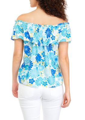 Juniors' Off-the-Shoulder Top