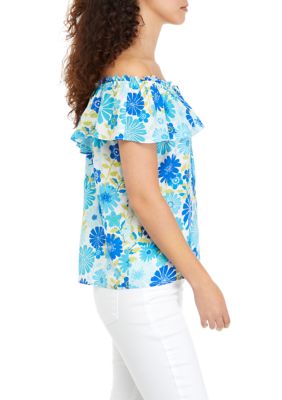 Juniors' Off-the-Shoulder Top