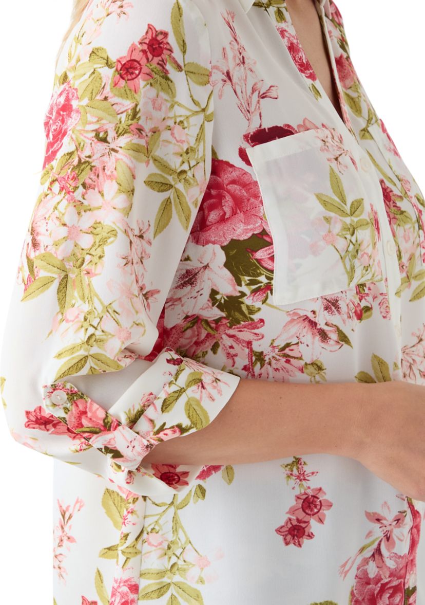Womens 3/4 Sleeve Portifino Blouse