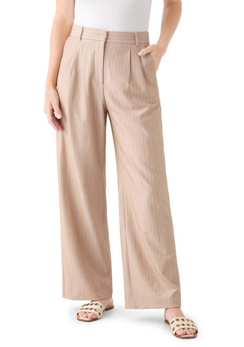 Womens Pinstripe Trousers