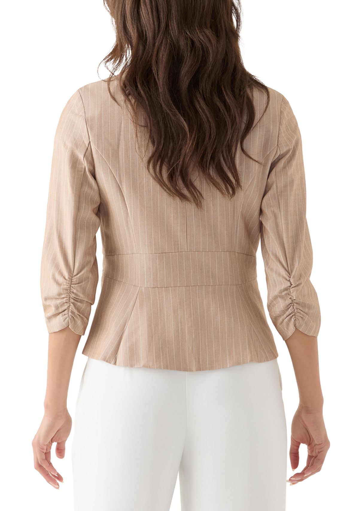 Womens Pinstripe Blazer