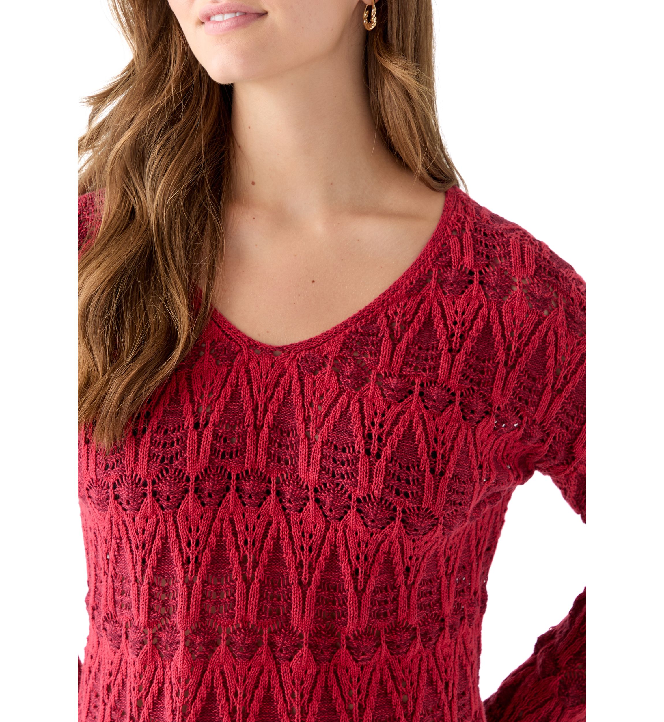 Womens Cranberry Sweater 