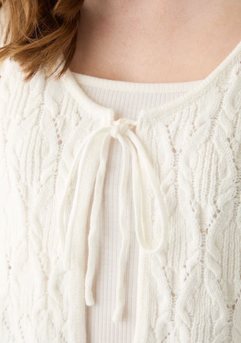 Juniors Crochet Knit Cardigan