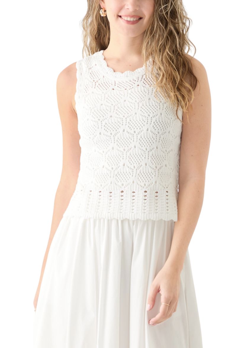 Juniors Sleeveless Knit Sweater