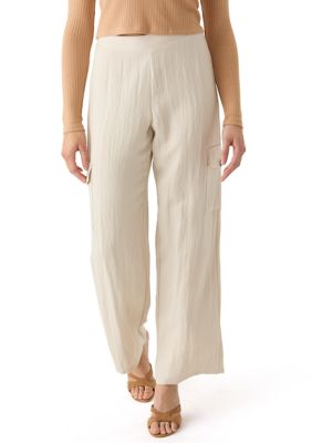 A. Byer Women's Juniors' Easy Cargo Pants, Sand, XL