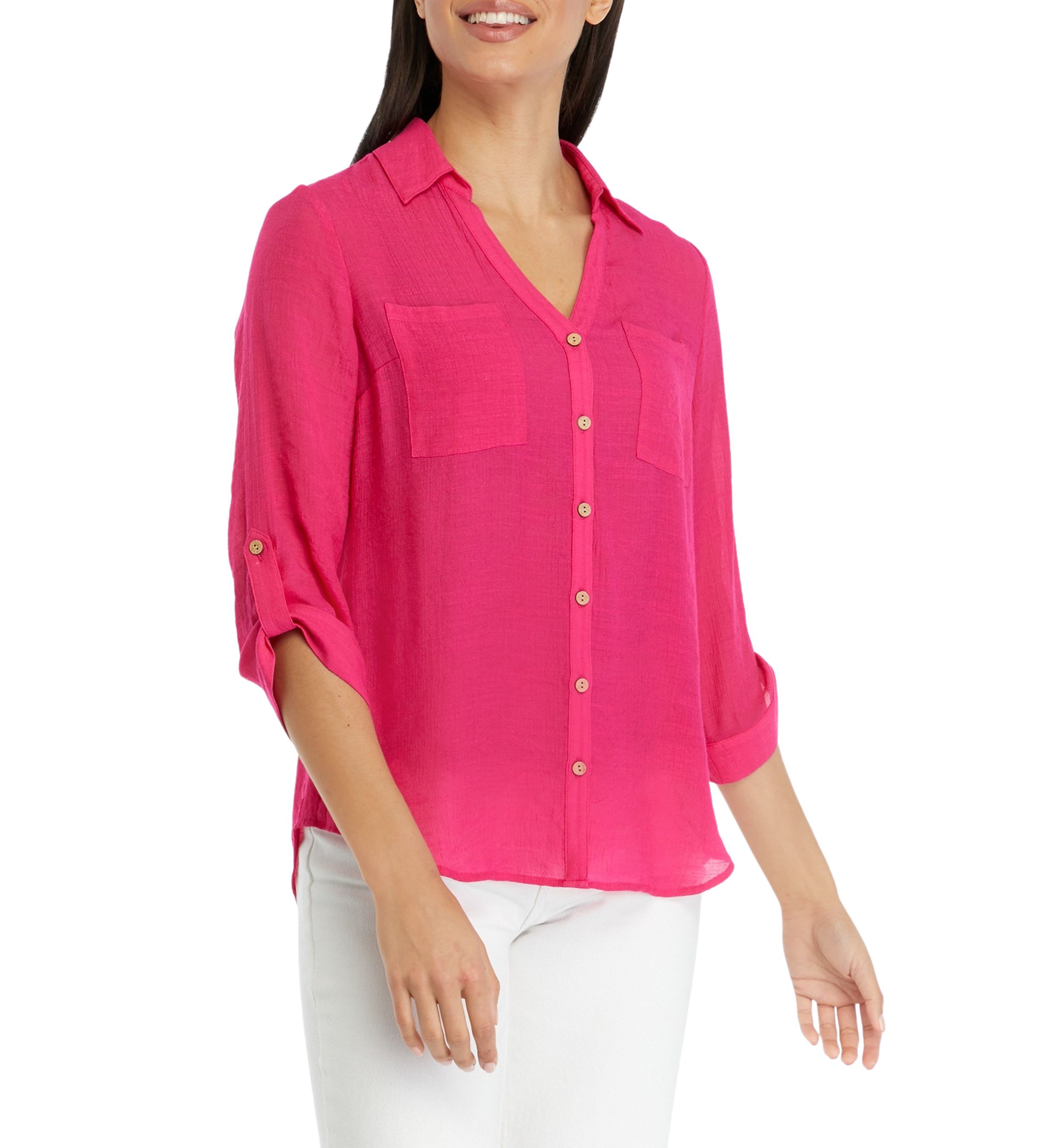 Juniors Portofino Woven Blouse