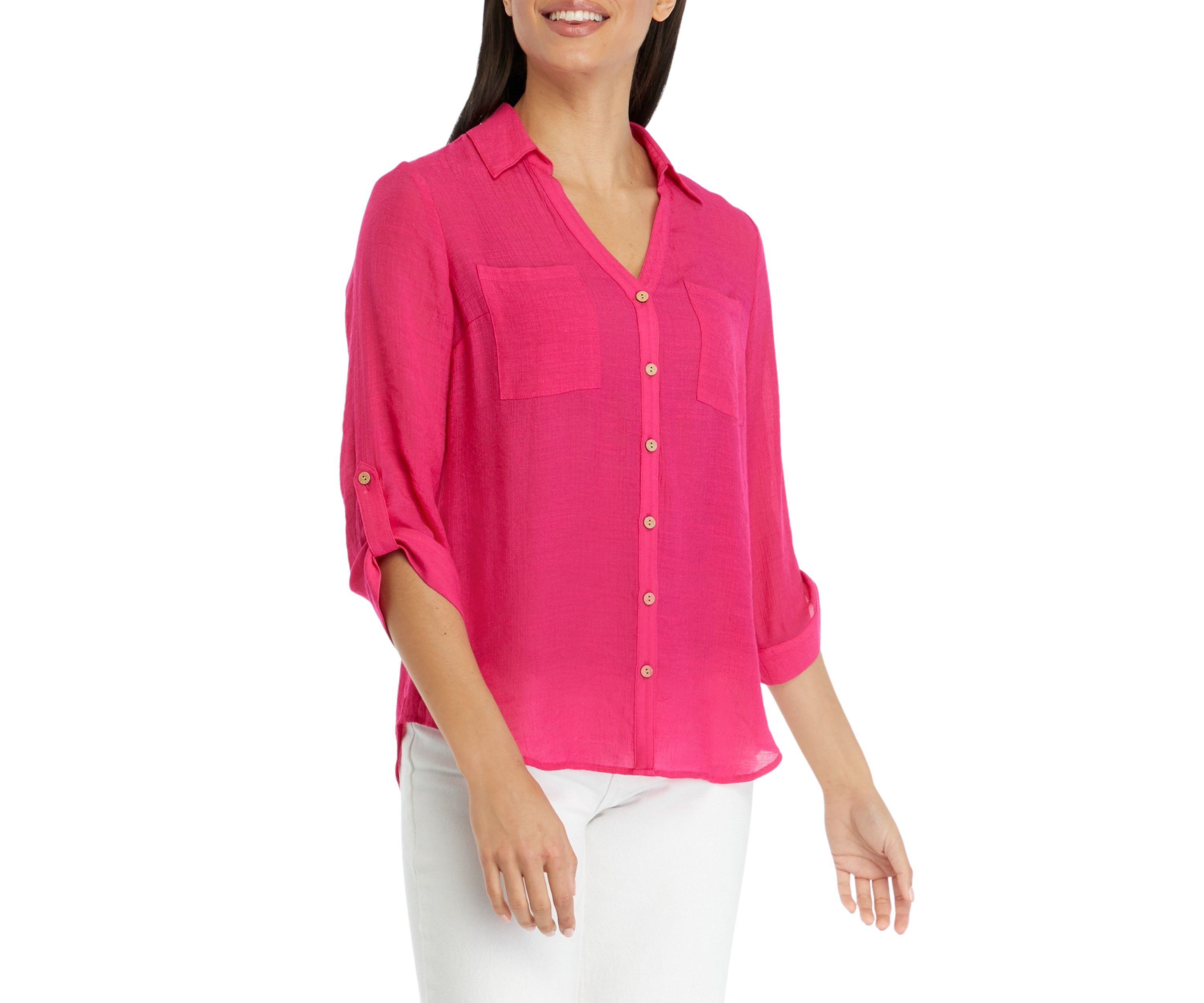 Juniors Portofino Woven Blouse
