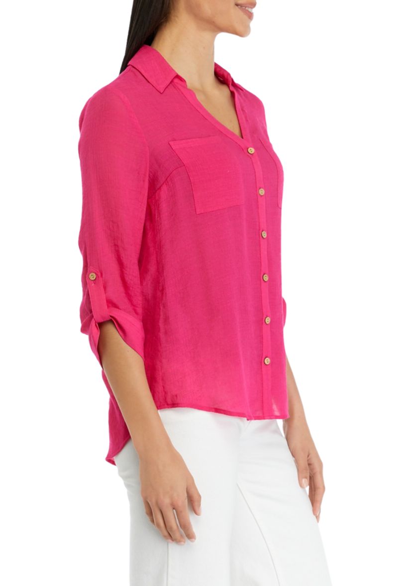 Juniors Portofino Woven Blouse