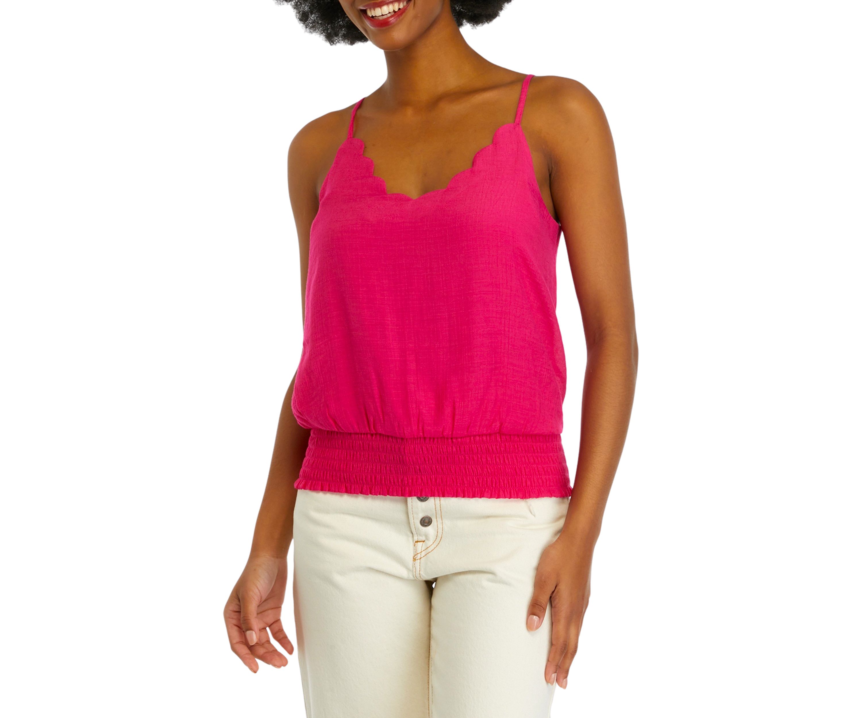 Womens Scallop Tank 