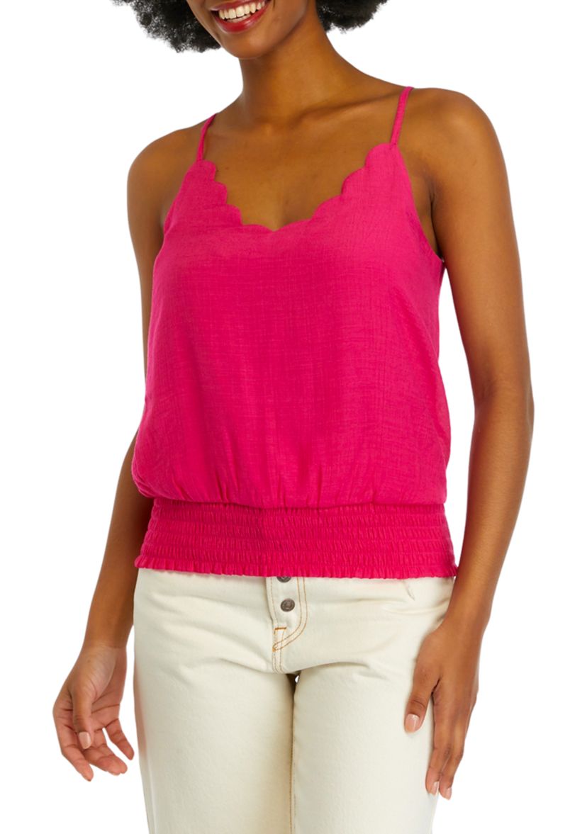 Womens Scallop Tank 