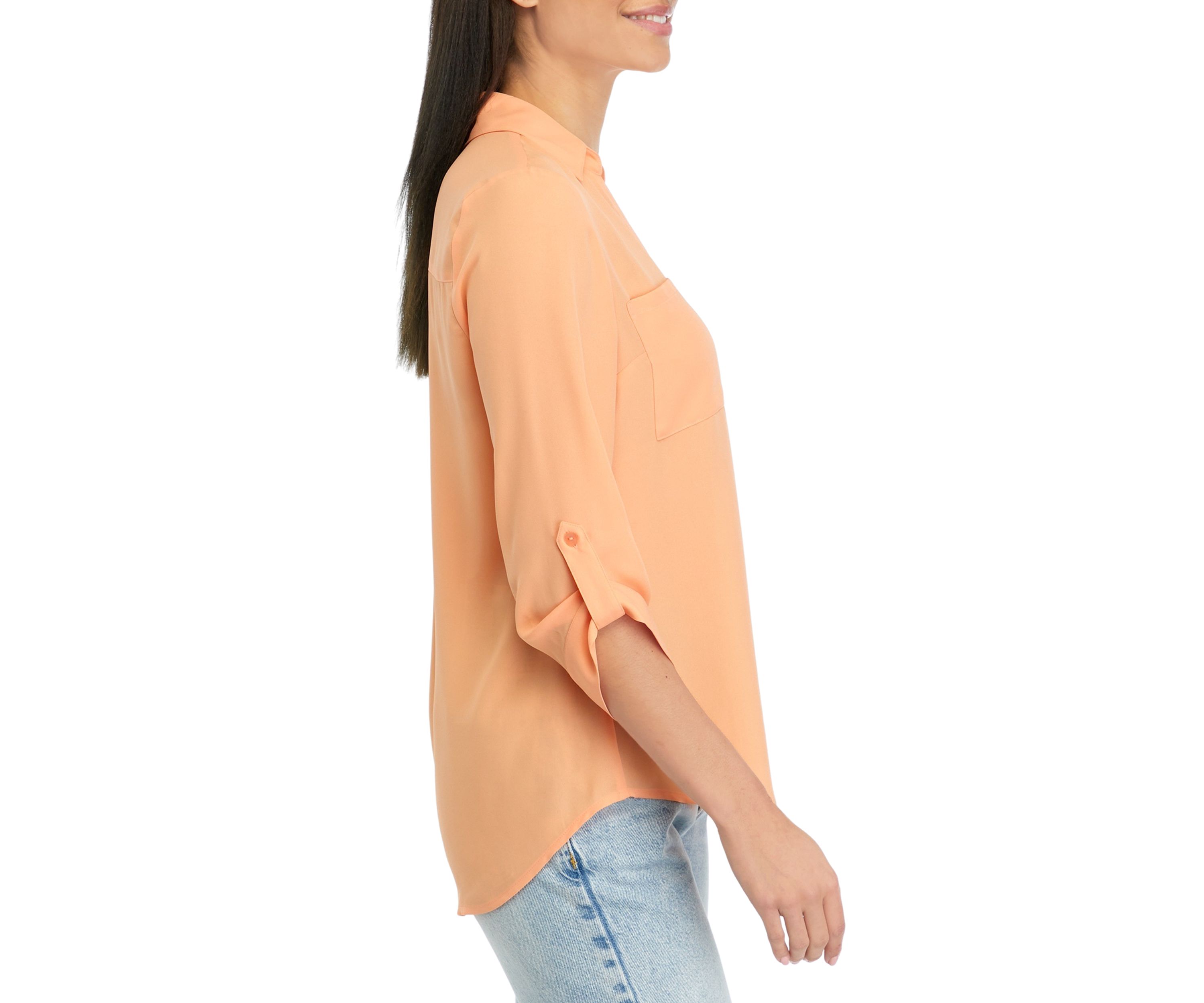 Juniors Portofino Button Down Top