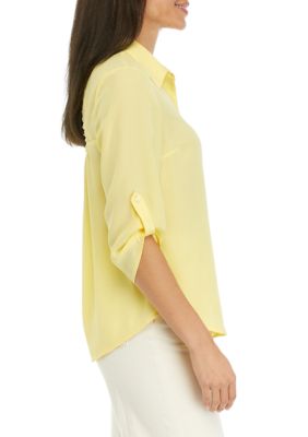 Juniors' Open Back Portofino Blouse