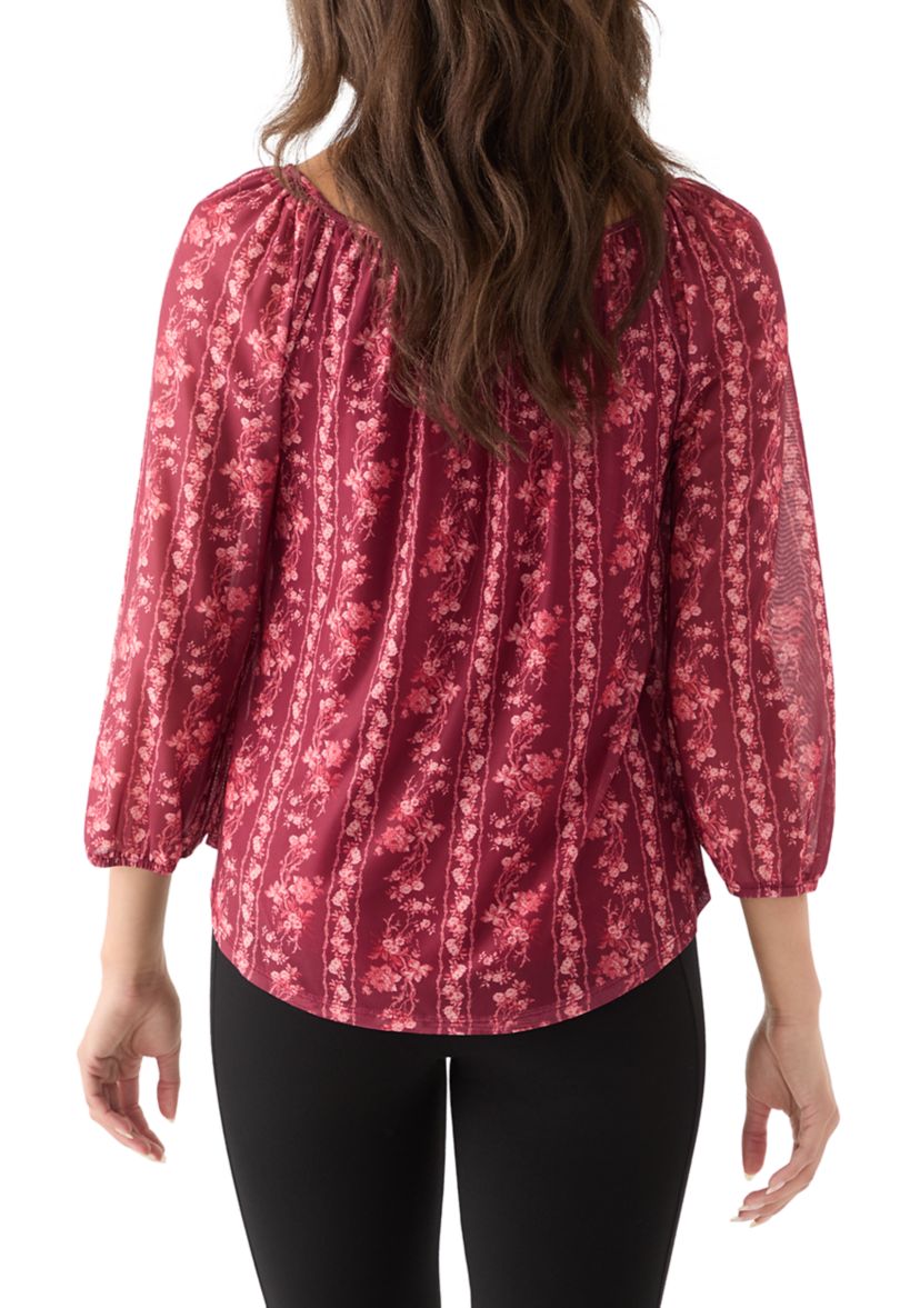 Womens Peasant Top