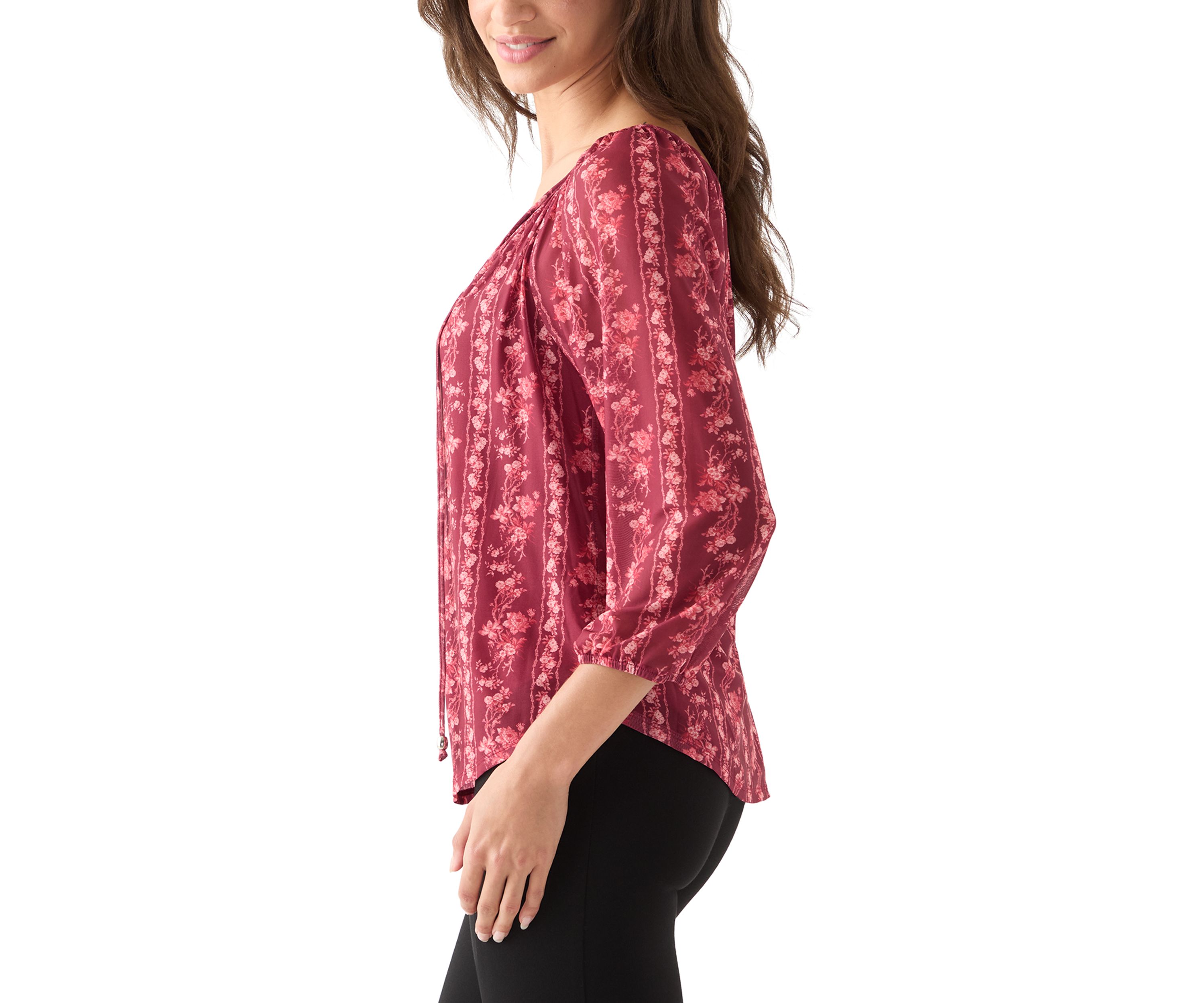 Womens Peasant Top