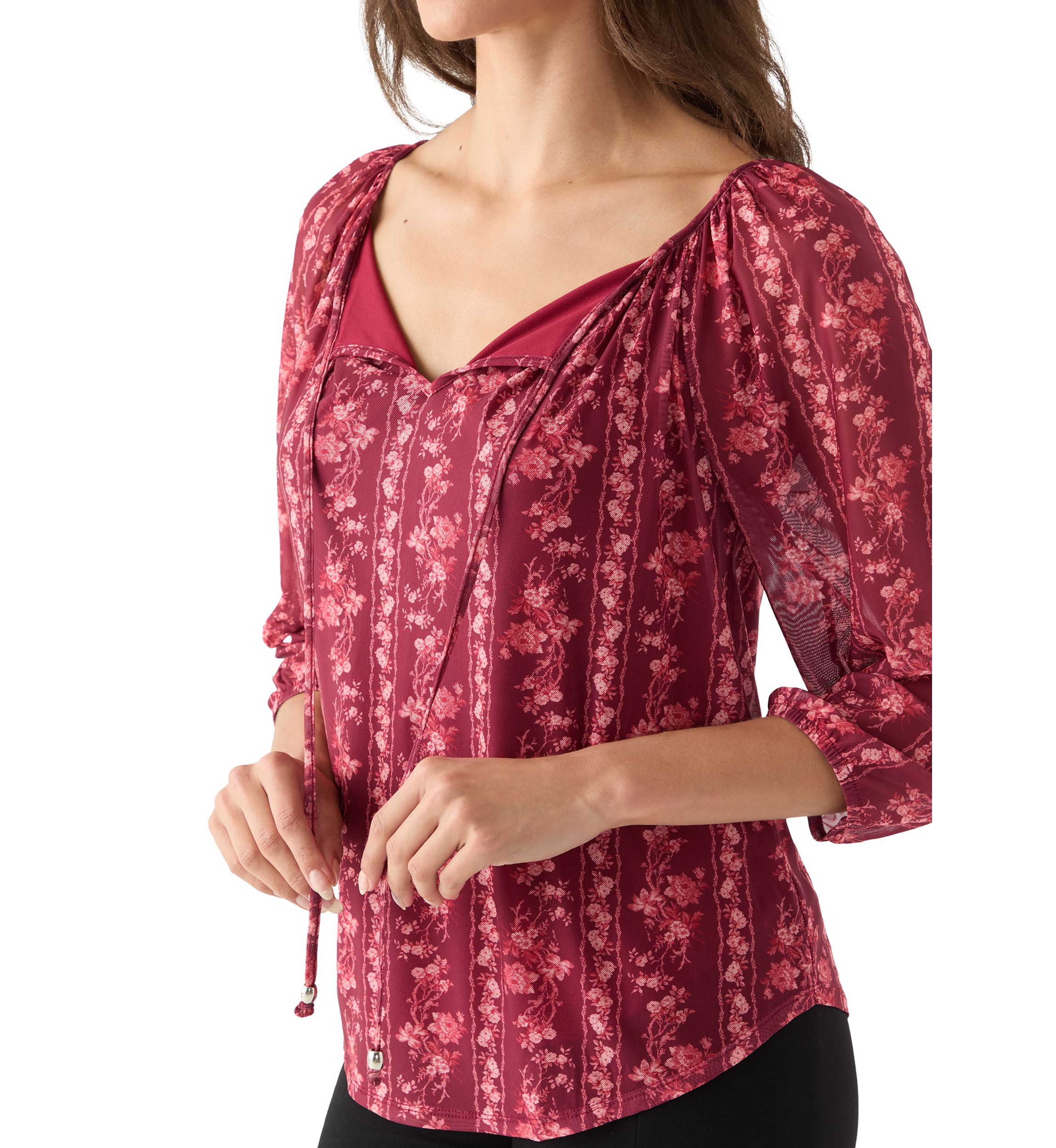 Womens Peasant Top