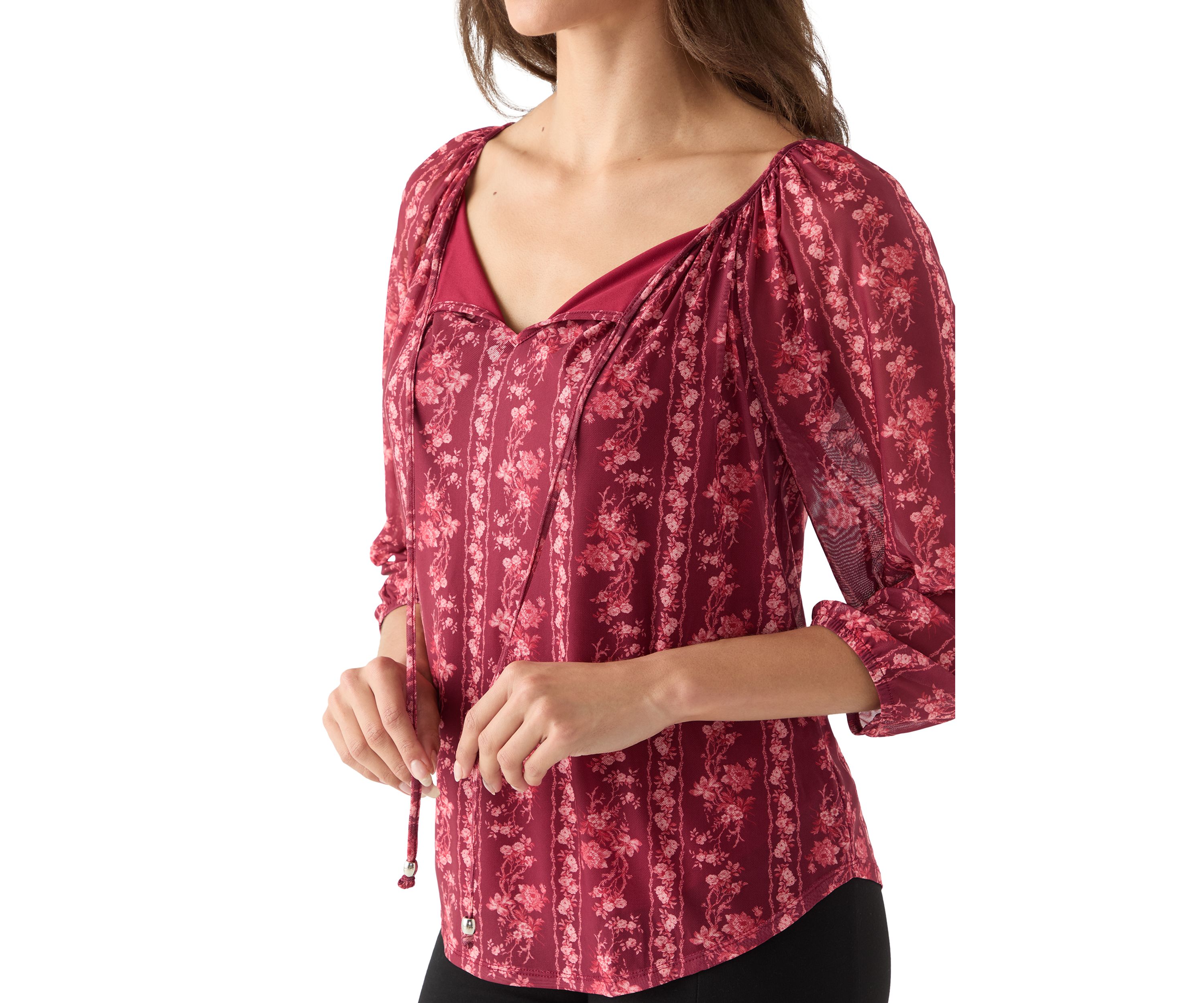 Womens Peasant Top