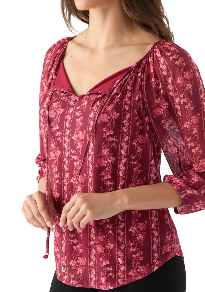 Womens Peasant Top