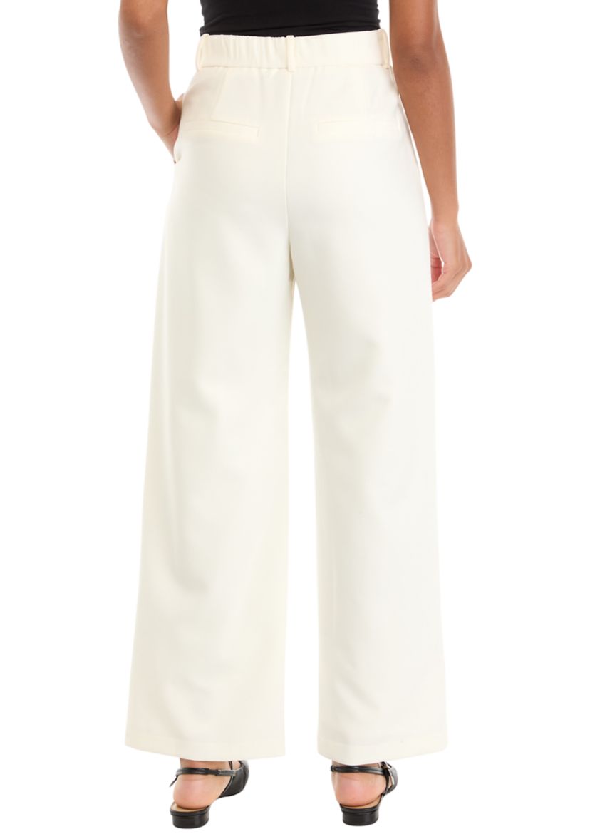 Womens Wide Leg Tailored Pants