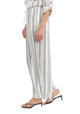 Juniors' Striped Easy Pants