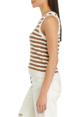 Juniors' Sweater Knit Tank Top