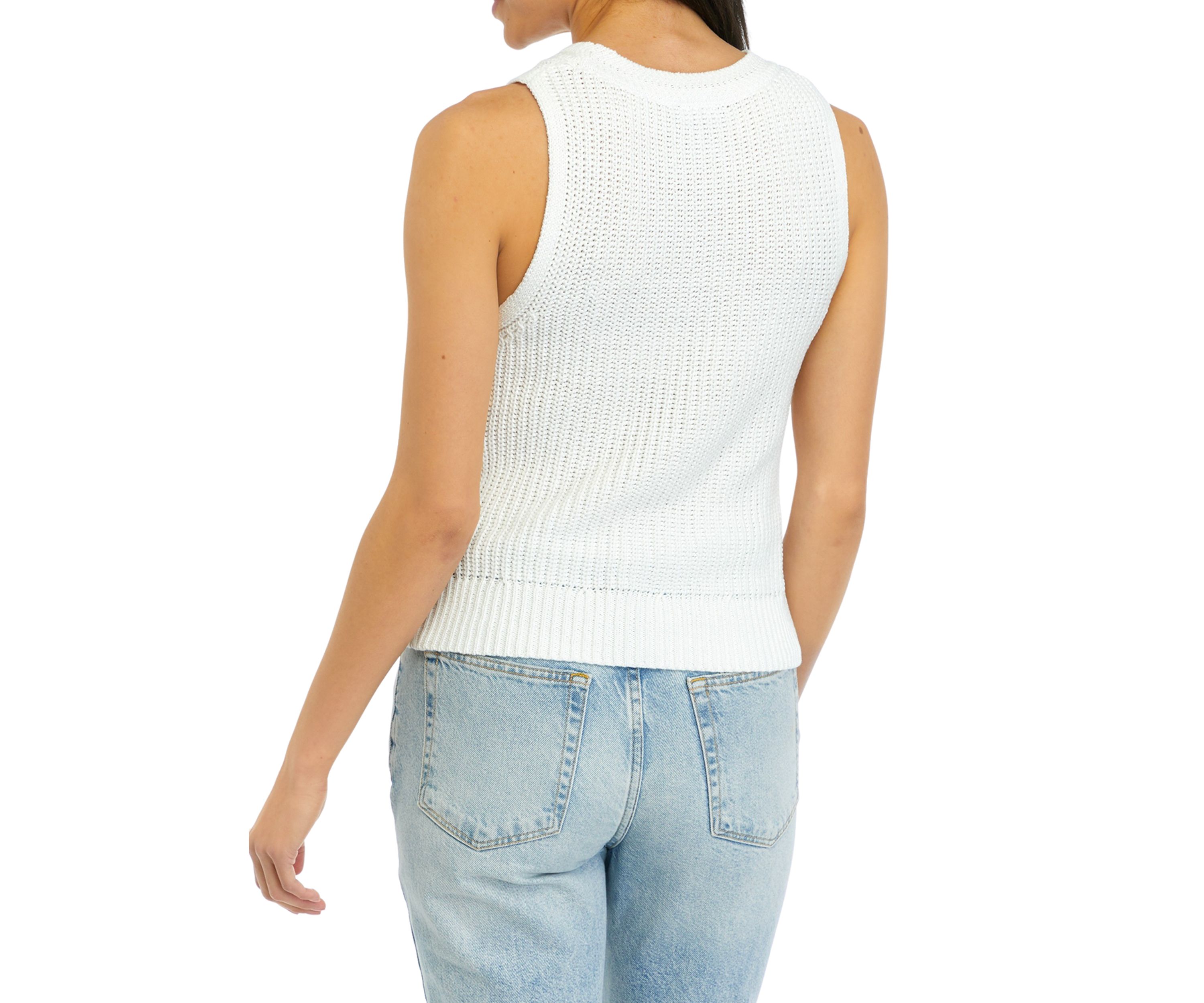 Juniors Sweater Tank 