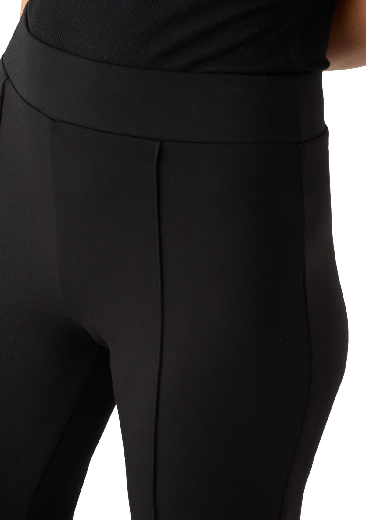 Womens Wide Leg Scuba Pants