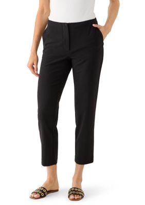 A. Byer Women's Slim Crop Pants, Black, 3