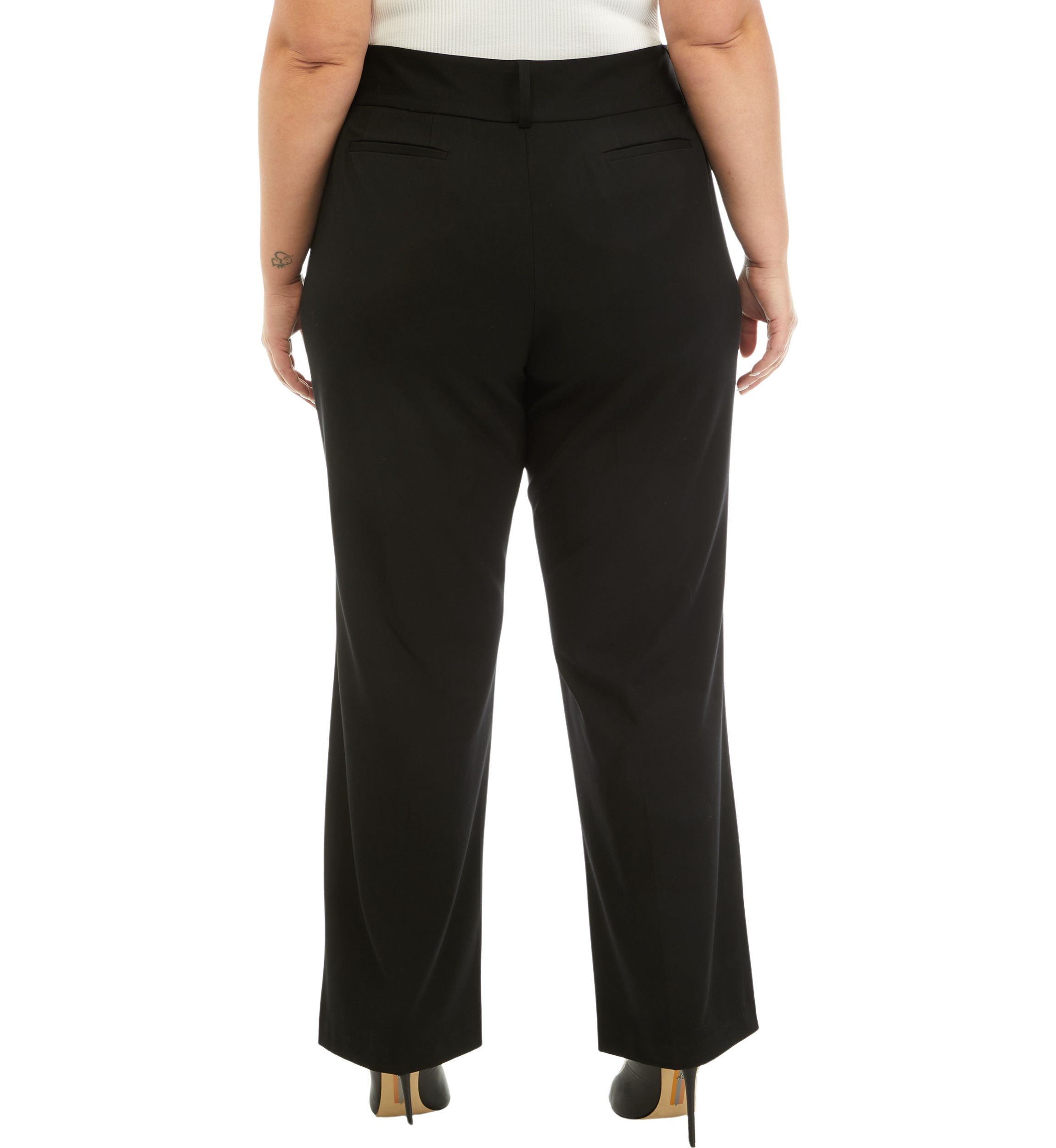 Plus Size Curvy Fit Bootcut Pants
