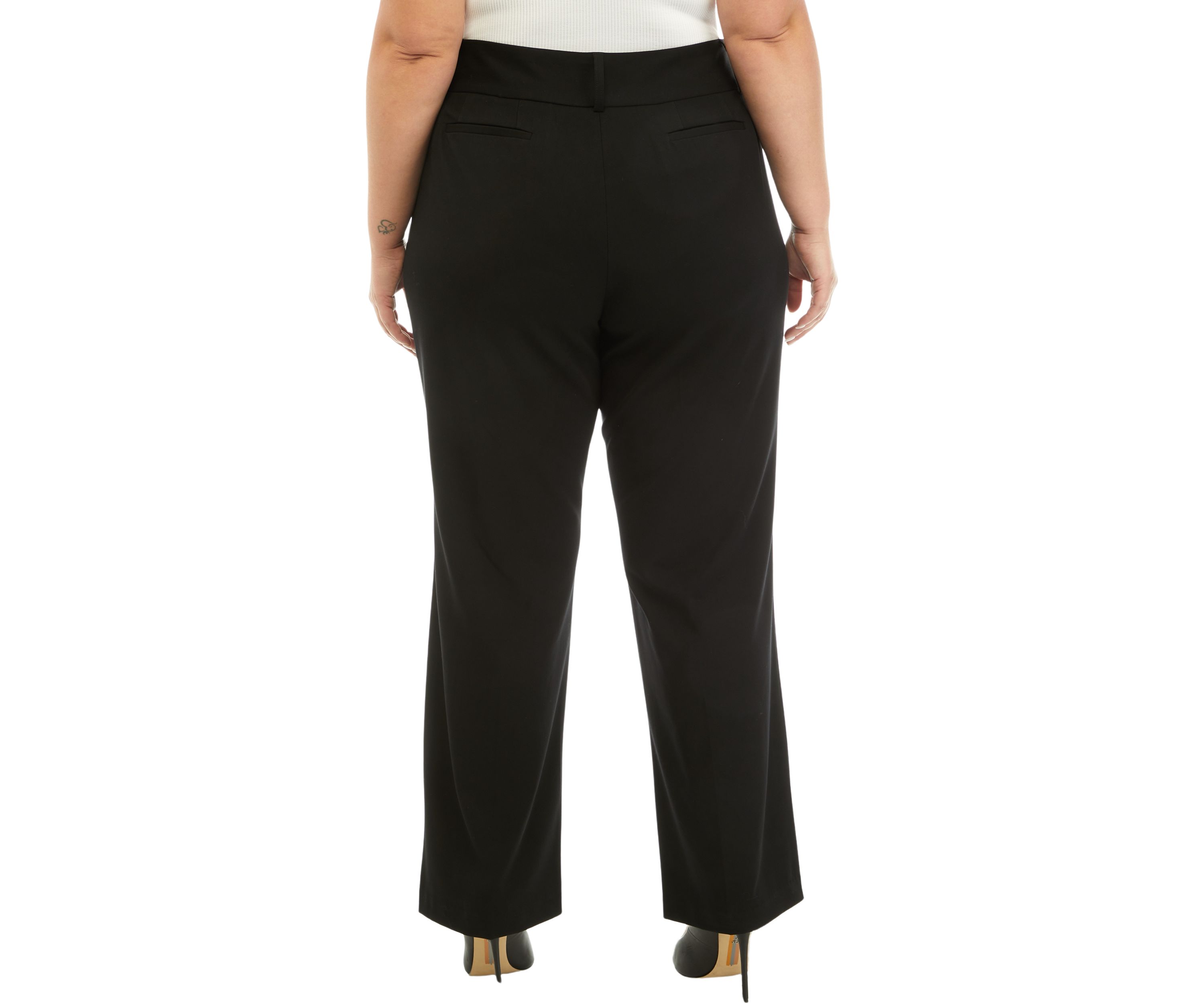 Plus Size Curvy Fit Bootcut Pants