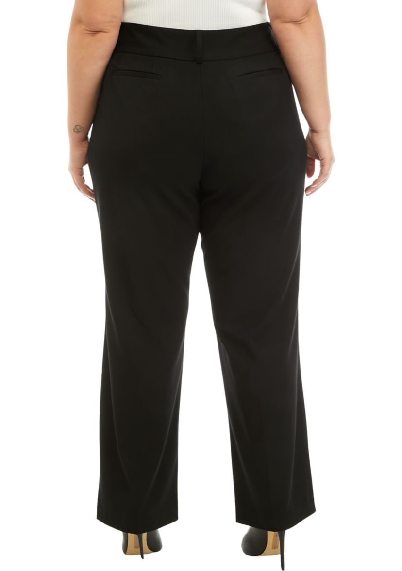 Plus Size Curvy Fit Bootcut Pants