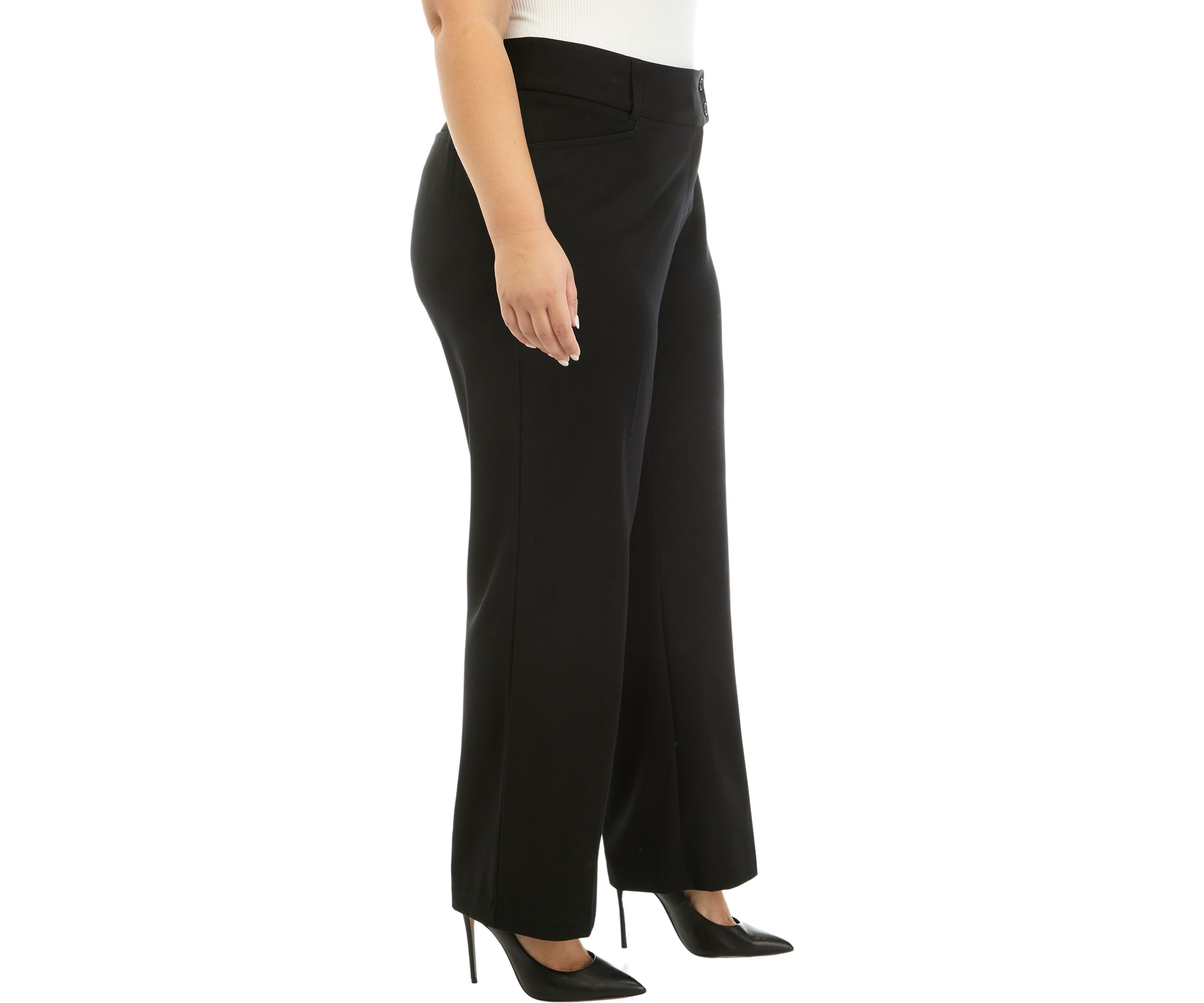 Plus Size Curvy Fit Bootcut Pants